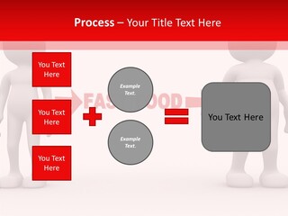Obese Figure Belly PowerPoint Template