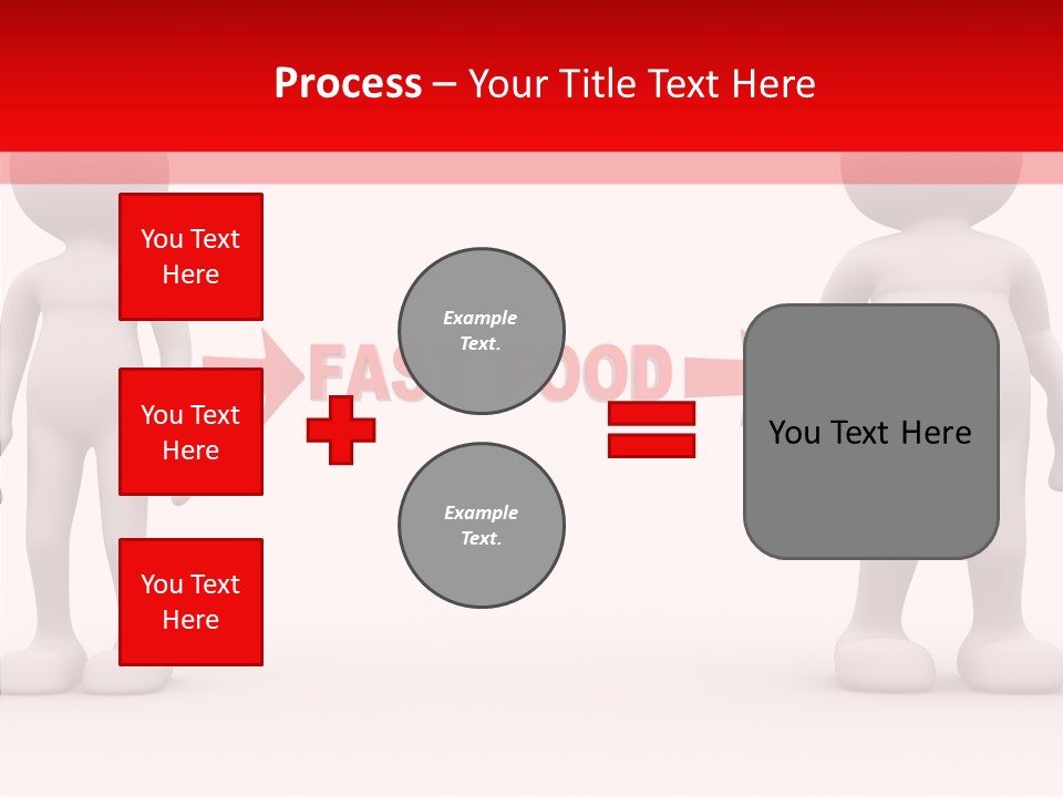 Obese Figure Belly PowerPoint Template