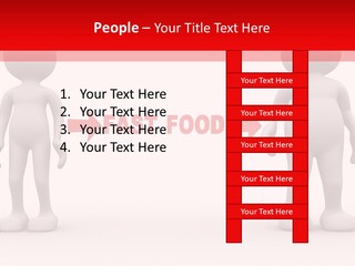 Obese Figure Belly PowerPoint Template