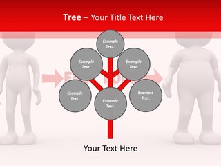 Obese Figure Belly PowerPoint Template