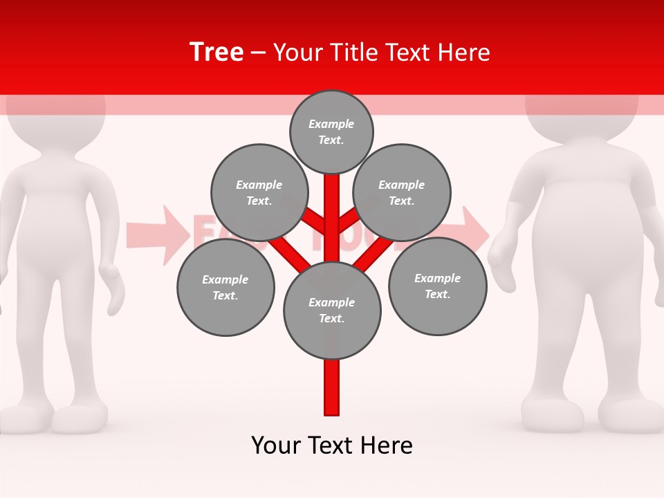 Obese Figure Belly PowerPoint Template