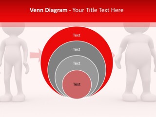 Obese Figure Belly PowerPoint Template