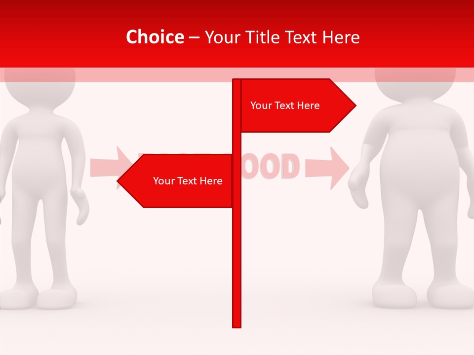 Obese Figure Belly PowerPoint Template