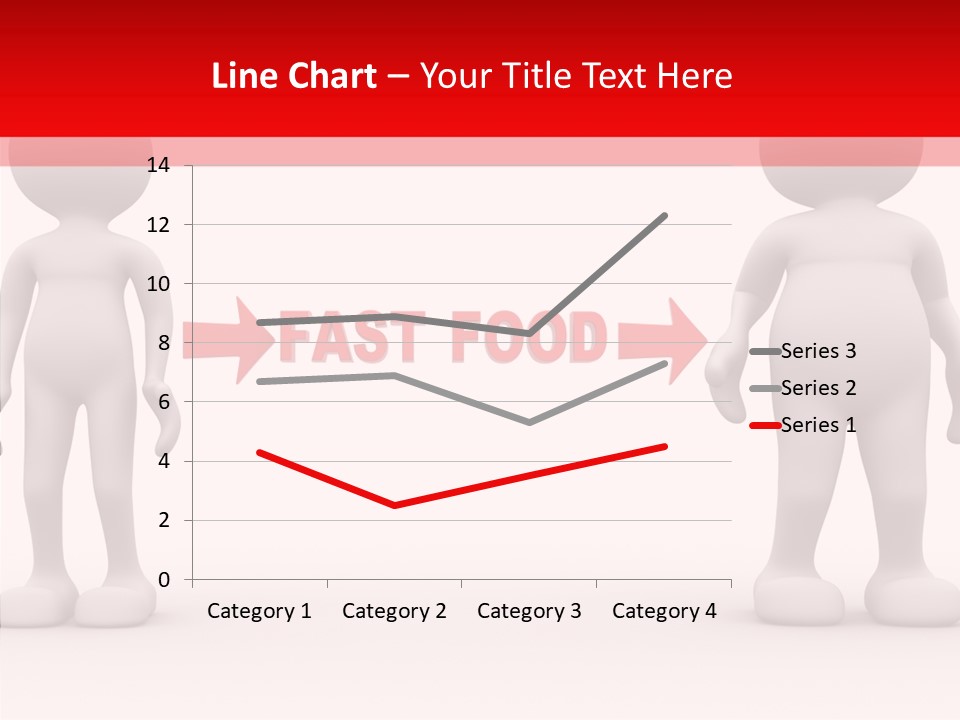 Obese Figure Belly PowerPoint Template