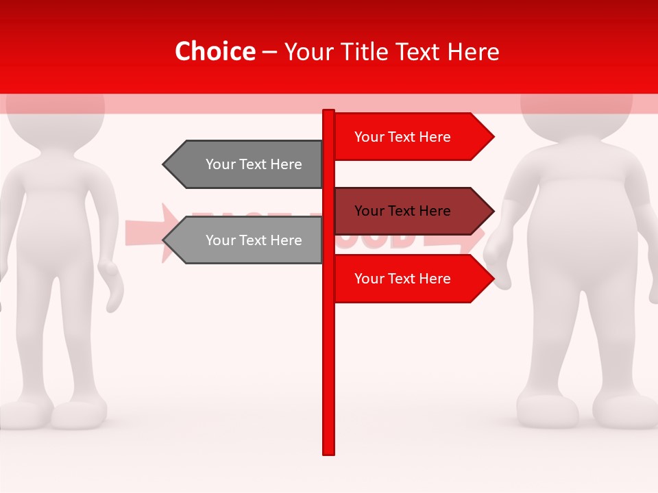 Obese Figure Belly PowerPoint Template