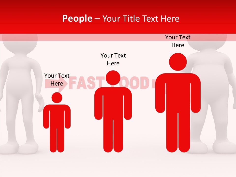Obese Figure Belly PowerPoint Template