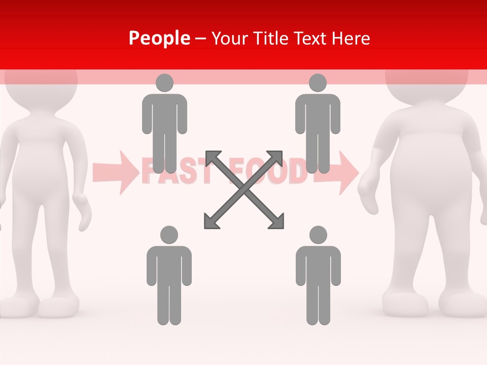 Obese Figure Belly PowerPoint Template
