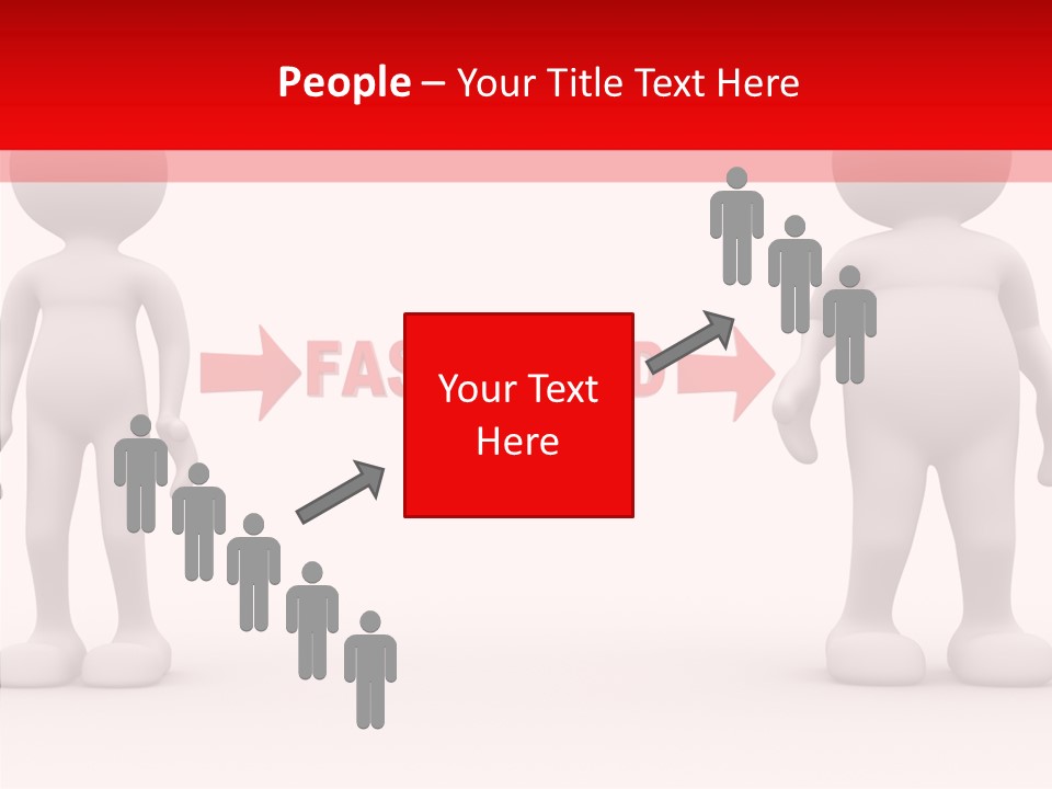 Obese Figure Belly PowerPoint Template