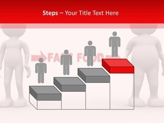 Obese Figure Belly PowerPoint Template
