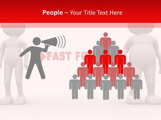 Obese Figure Belly PowerPoint Template