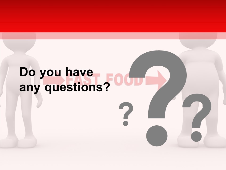 Obese Figure Belly PowerPoint Template
