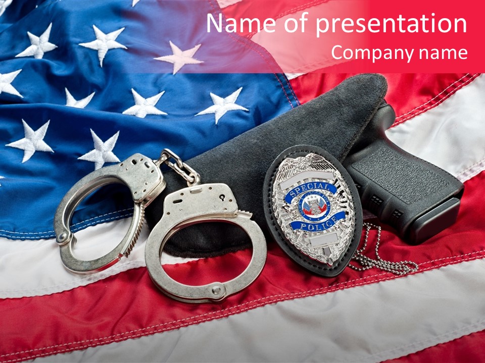 Holster Equipment Usa PowerPoint Template