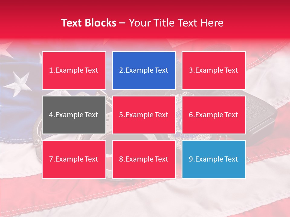 Holster Equipment Usa PowerPoint Template