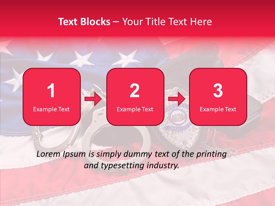 Holster Equipment Usa PowerPoint Template