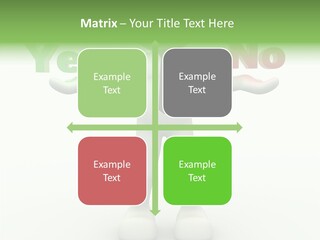 Tie Right Character PowerPoint Template