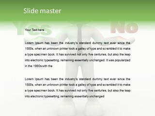 Tie Right Character PowerPoint Template