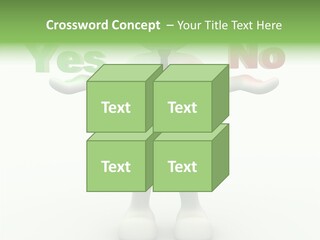 Tie Right Character PowerPoint Template