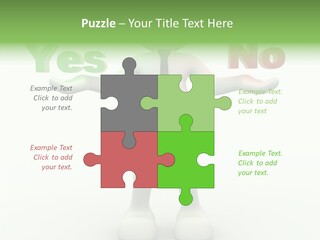 Tie Right Character PowerPoint Template