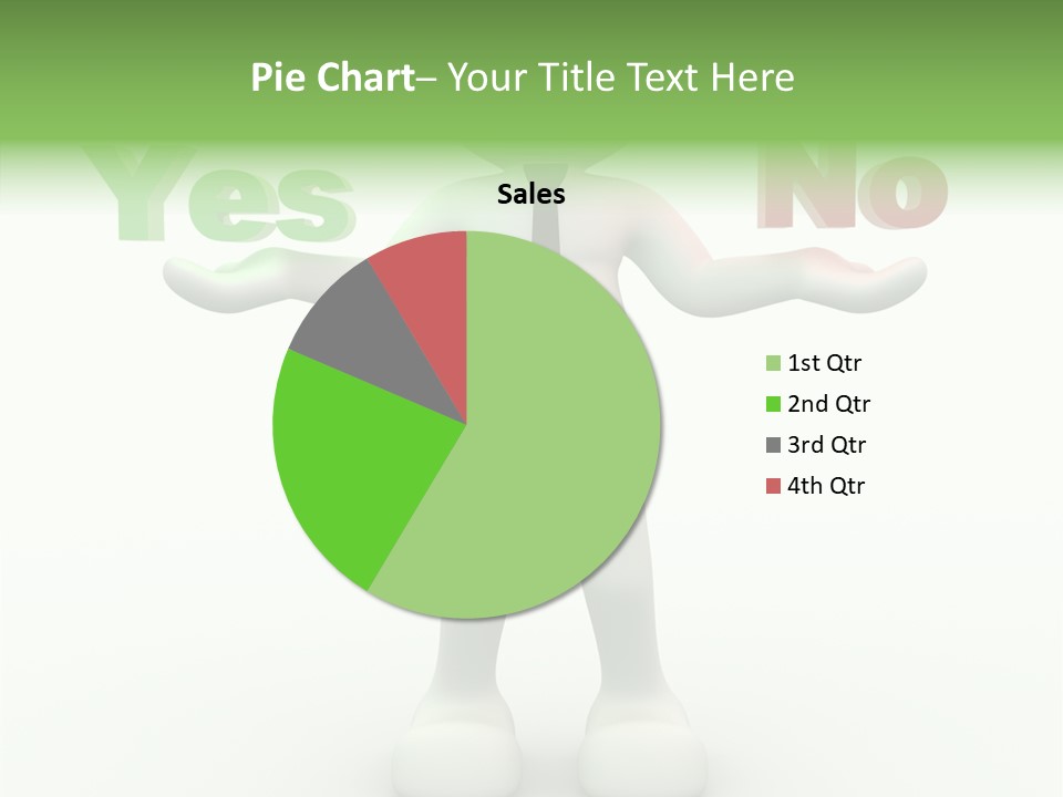 Tie Right Character PowerPoint Template