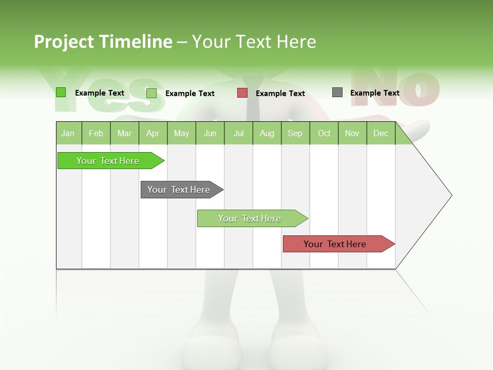 Tie Right Character PowerPoint Template