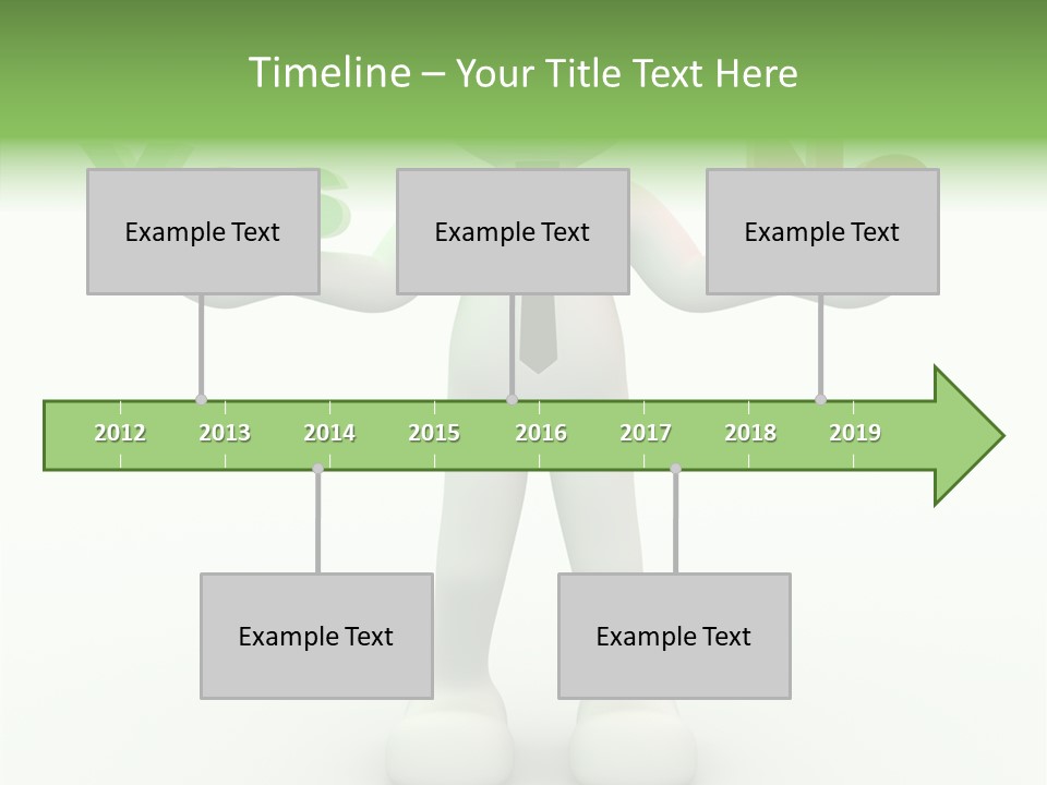 Tie Right Character PowerPoint Template