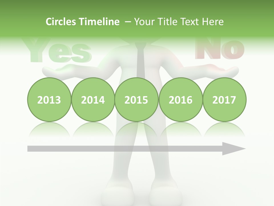 Tie Right Character PowerPoint Template