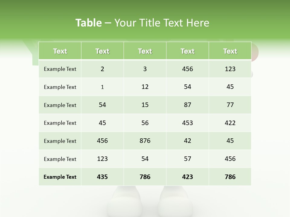 Tie Right Character PowerPoint Template