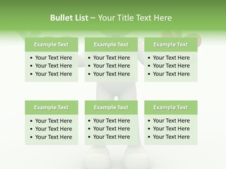 Tie Right Character PowerPoint Template