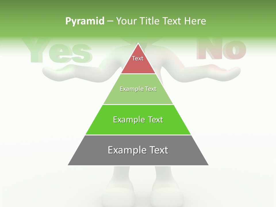Tie Right Character PowerPoint Template