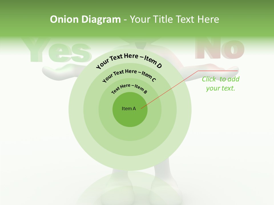 Tie Right Character PowerPoint Template