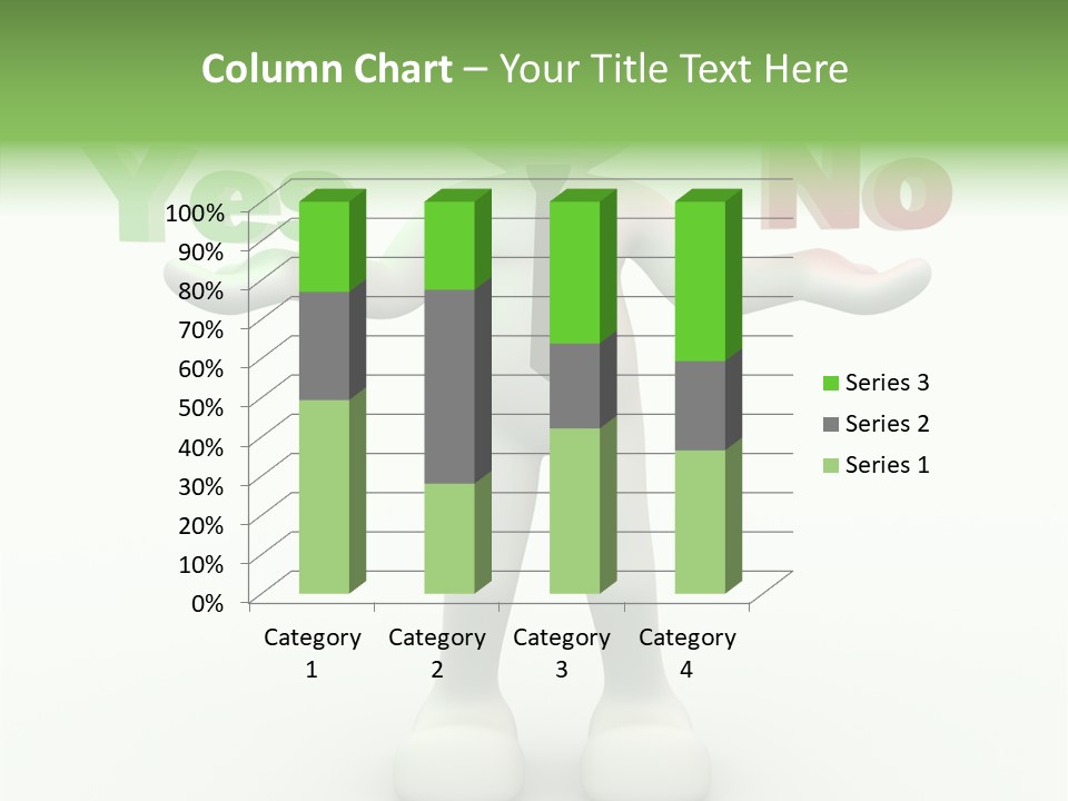 Tie Right Character PowerPoint Template