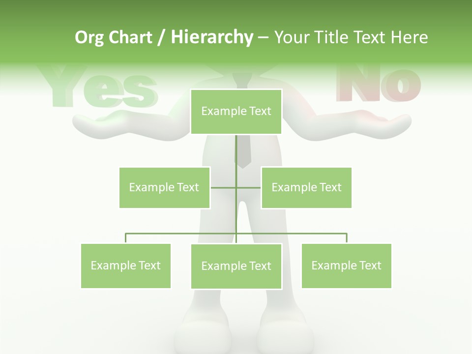 Tie Right Character PowerPoint Template
