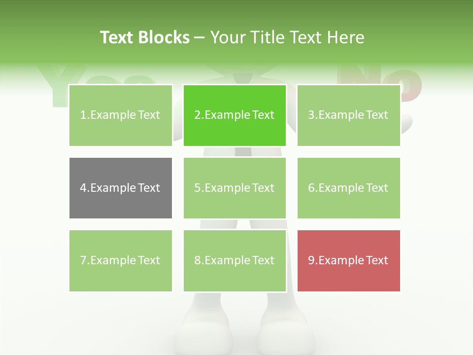 Tie Right Character PowerPoint Template