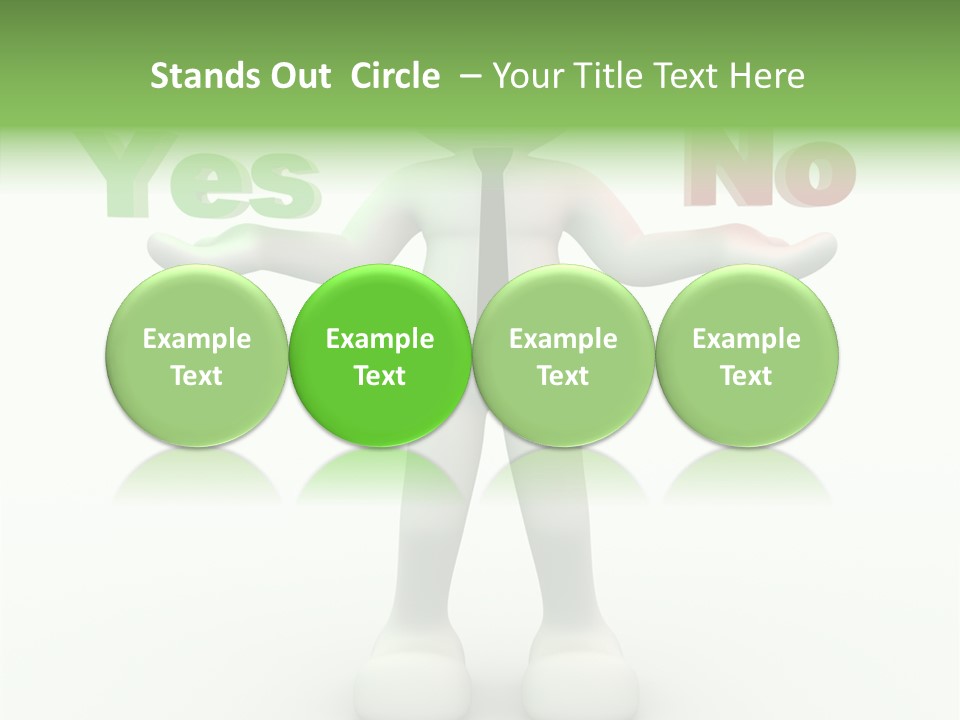 Tie Right Character PowerPoint Template