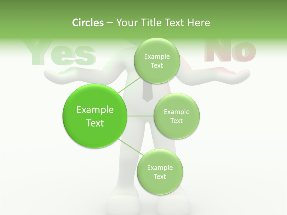 Tie Right Character PowerPoint Template