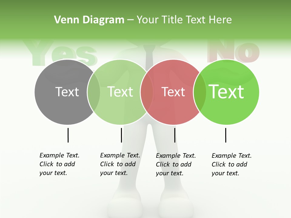 Tie Right Character PowerPoint Template