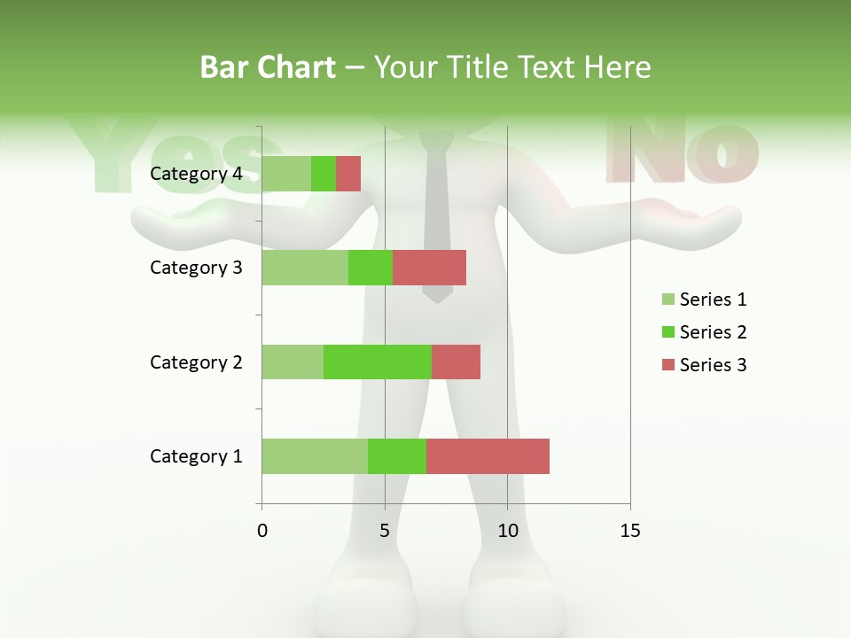 Tie Right Character PowerPoint Template
