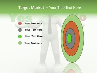 Tie Right Character PowerPoint Template