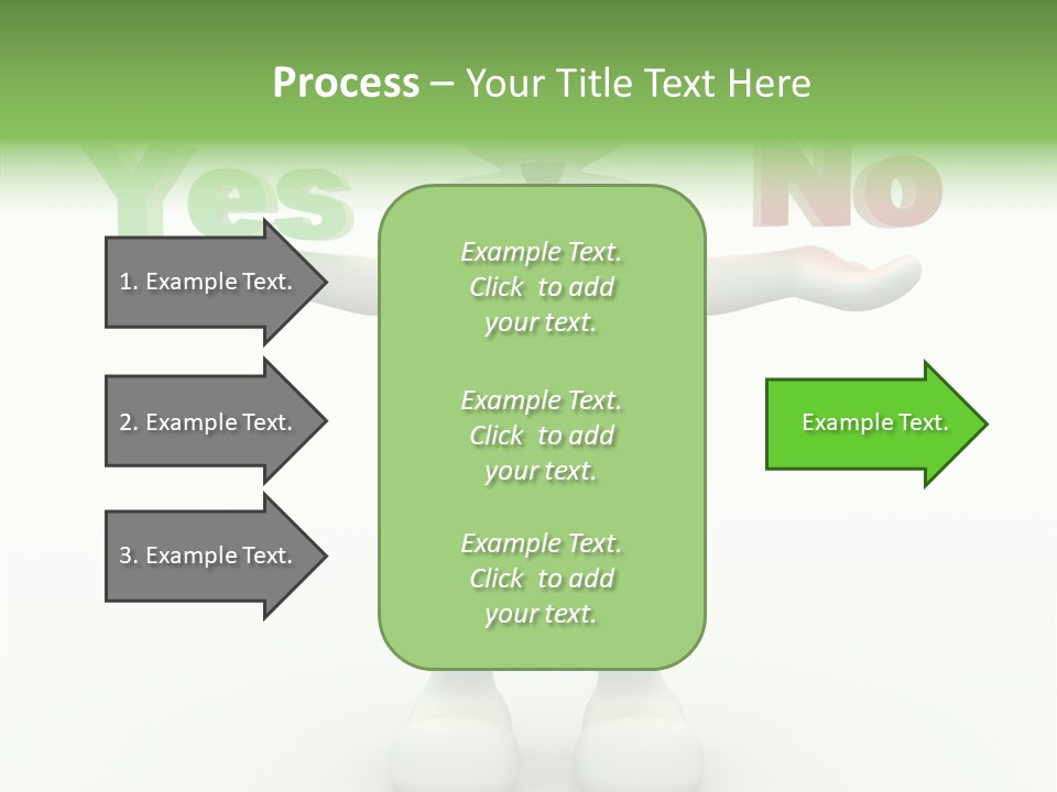 Tie Right Character PowerPoint Template