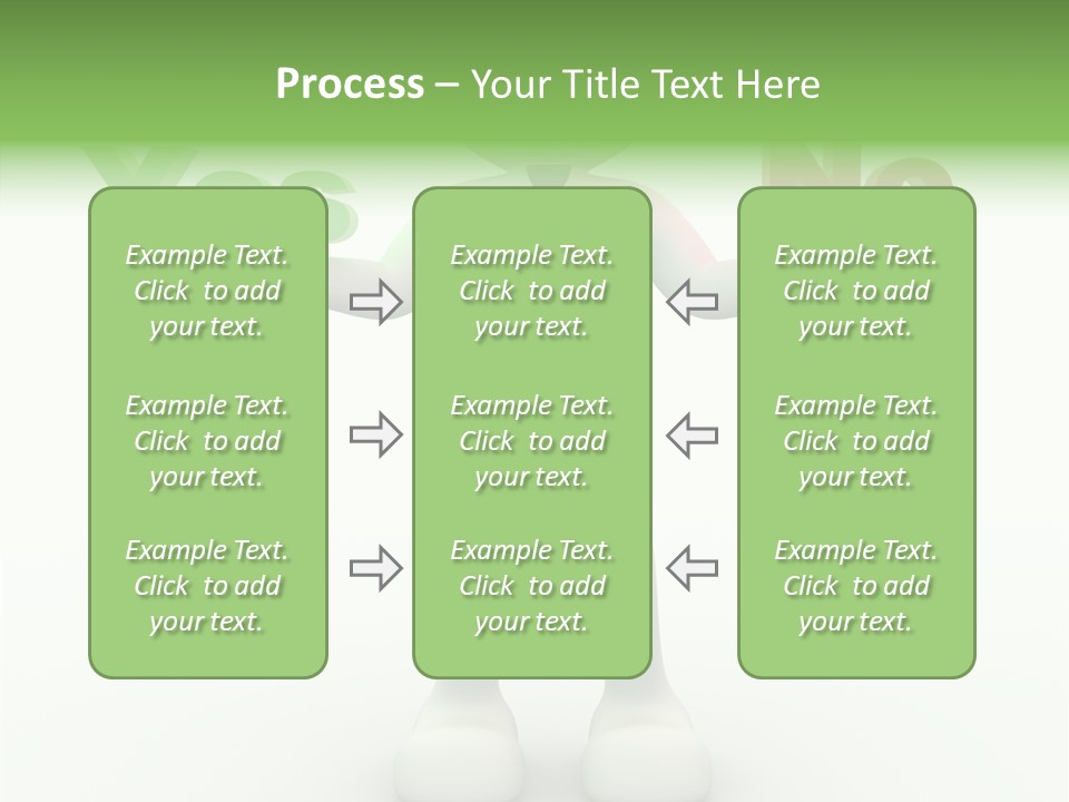 Tie Right Character PowerPoint Template