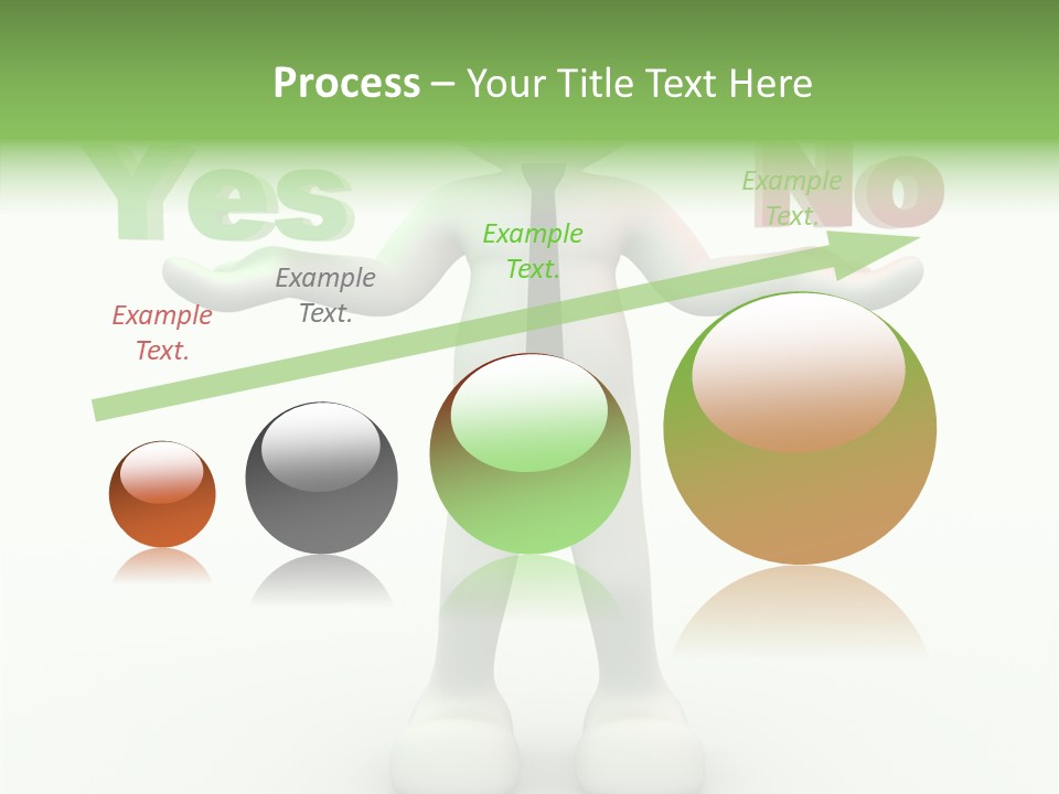 Tie Right Character PowerPoint Template