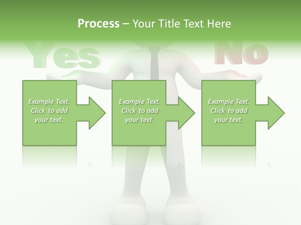 Tie Right Character PowerPoint Template