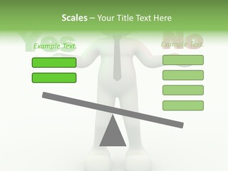 Tie Right Character PowerPoint Template