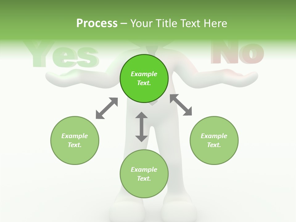 Tie Right Character PowerPoint Template