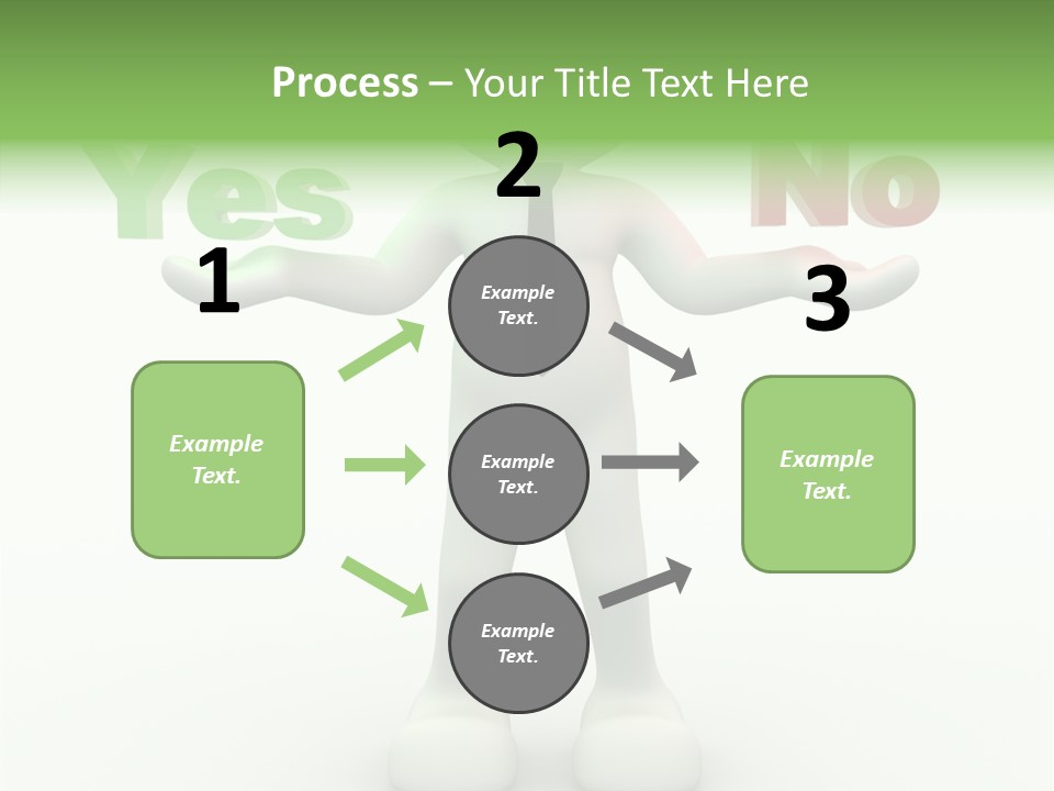 Tie Right Character PowerPoint Template