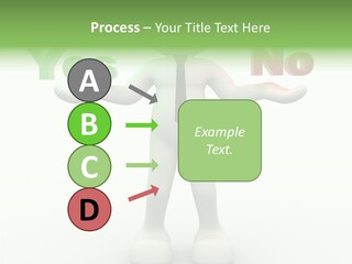 Tie Right Character PowerPoint Template