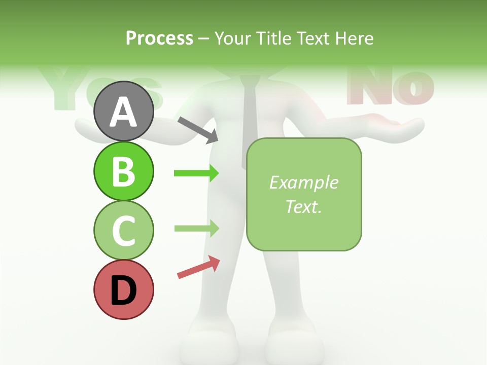 Tie Right Character PowerPoint Template