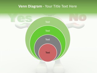 Tie Right Character PowerPoint Template