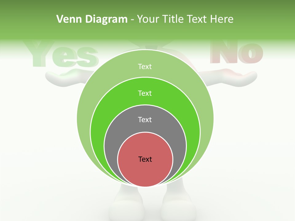 Tie Right Character PowerPoint Template