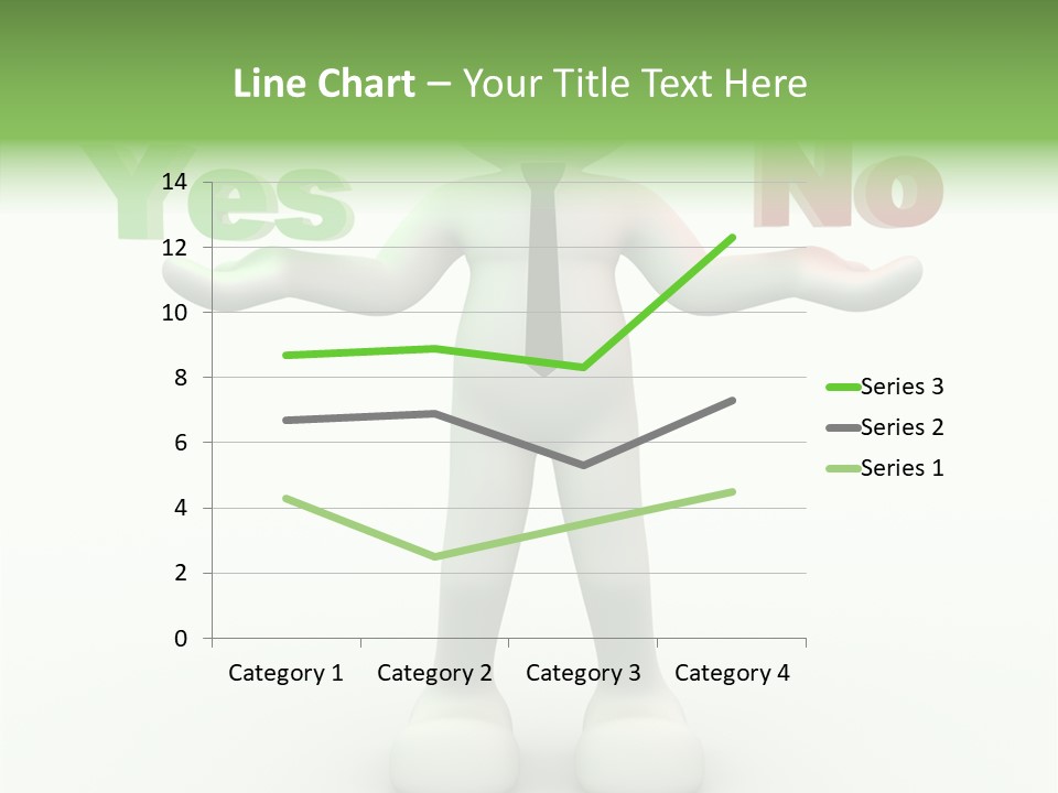 Tie Right Character PowerPoint Template